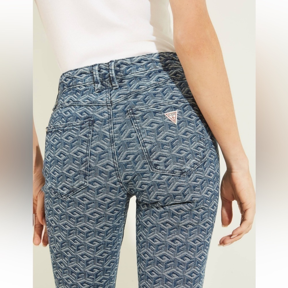 Womens guess cube wash skinny jeans - Picture 3 of 10
